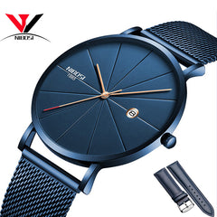 NIBOSI Watch Women And Men Watch Top Brand Luxury Famous Dress Fashion Watches Unisex Ultra Thin Wristwatch Relojes Para Hombre