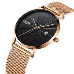 NIBOSI Watch Women And Men Watch Top Brand Luxury Famous Dress Fashion Watches Unisex Ultra Thin Wristwatch Relojes Para Hombre