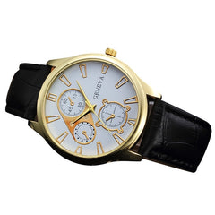 New listing Men watch Luxury Brand Watches Quartz Clock Fashion Leather belts Watch Cheap Sports wristwatch relogio male 533